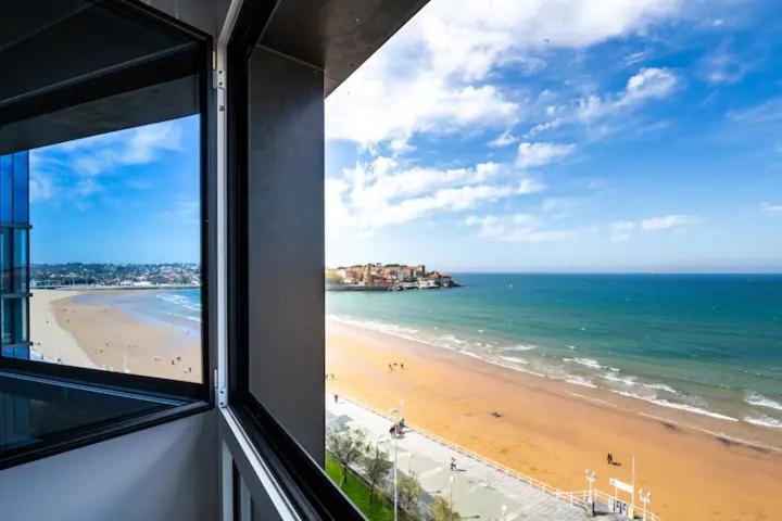 Apartamento Ezcurdia 22 Playa De San Lorenzo Primera Linea Χιχόν Εξωτερικό φωτογραφία