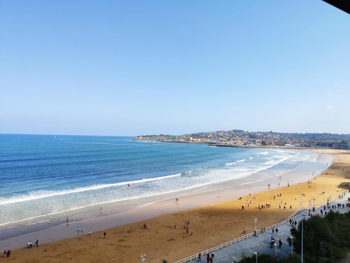 Apartamento Ezcurdia 22 Playa De San Lorenzo Primera Linea Χιχόν Εξωτερικό φωτογραφία
